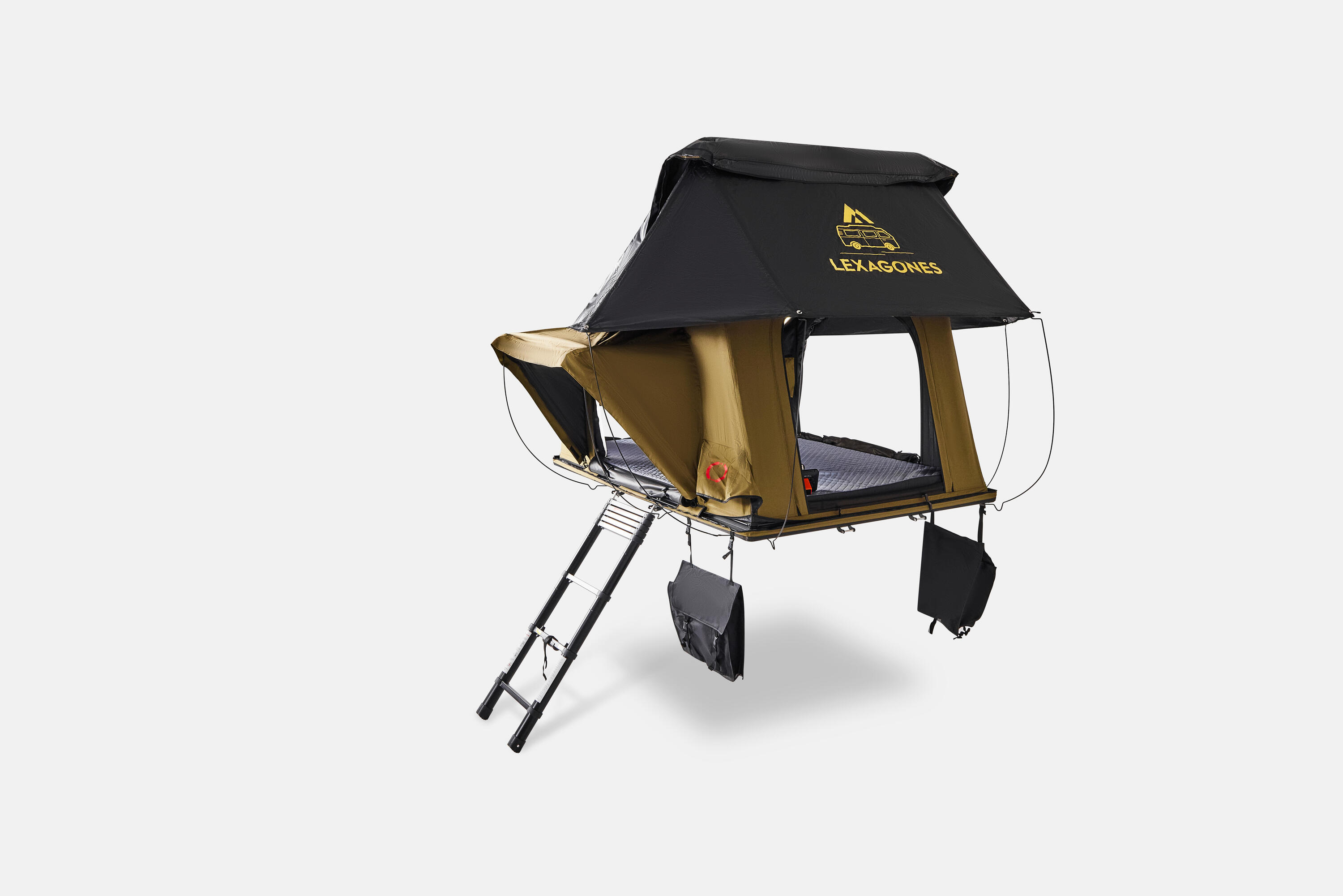 TENTE DE TOIT COQUE RIGIDE STRUCTURE GONFLABLE LITE TRAVELLER 7/7