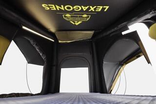 TENTE DE TOIT COQUE RIGIDE STRUCTURE GONFLABLE LITE TRAVELLER 6/7