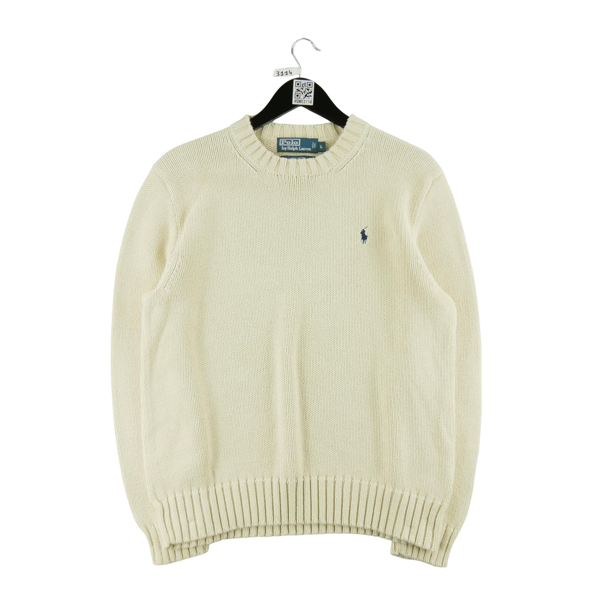 RALPH LAUREN Reconditionné - Pull Homme Beige - Excellent