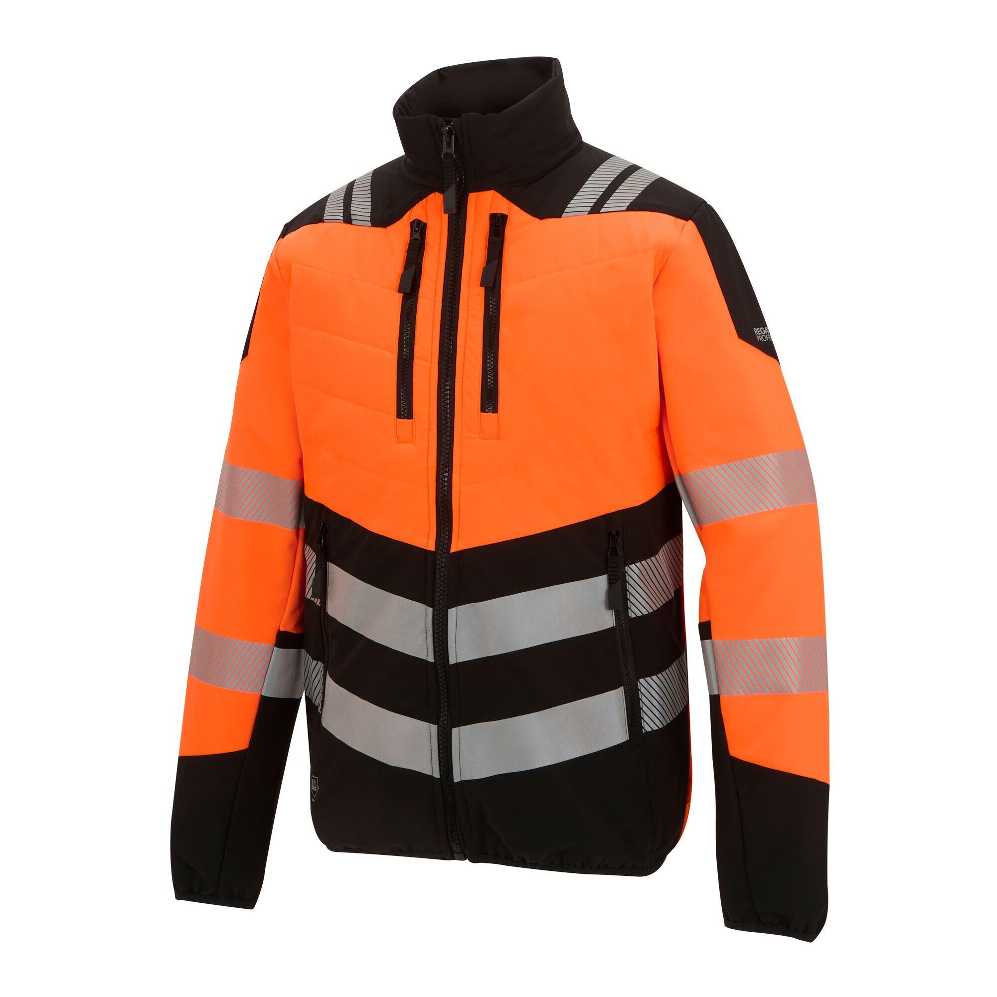 XPro Giacca Ibrida Alta Visibilità Uomo Regatta X-Pro Nero Arancio 3/5