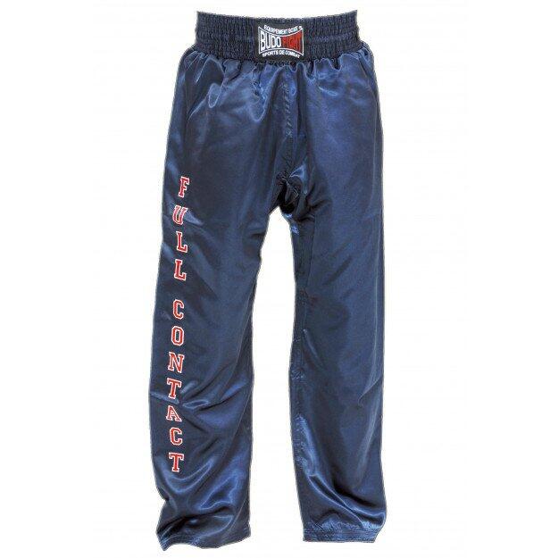 Pantalon de full-contact bleu avec broderie 1/3