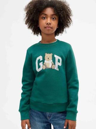 Sweat Gap fille logo vert