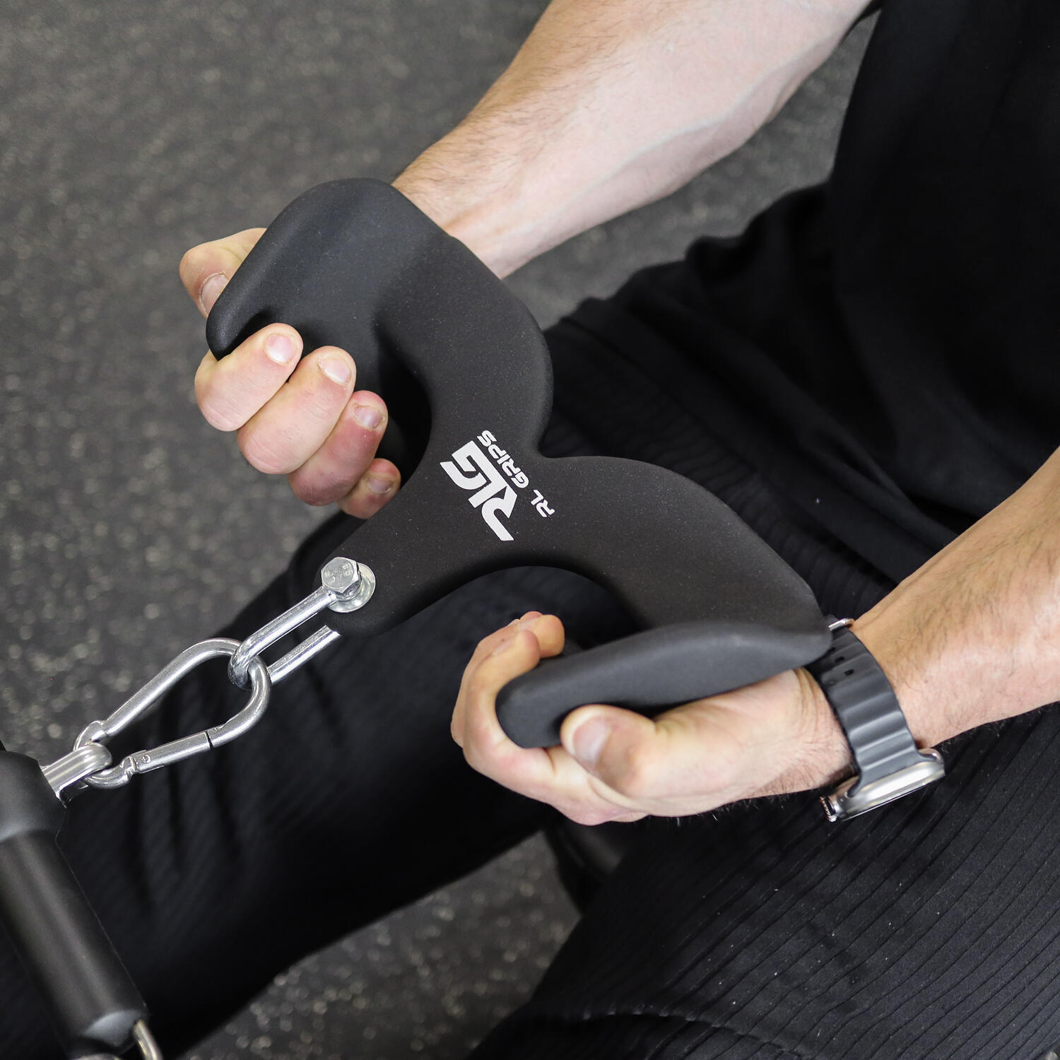 Pack de 2 Agarres Muy Abierto y Cerrado Supino para Poleas de Gimnasio RL Grips 3/7
