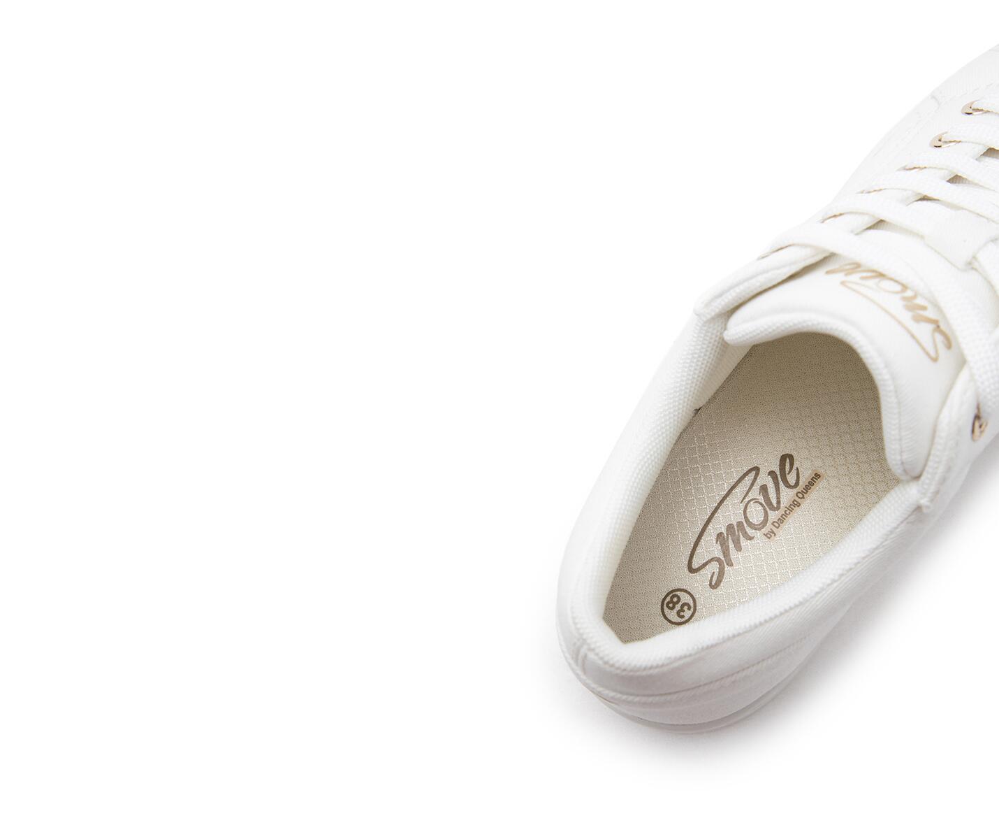 SMOVE Breeze Dance Sneaker in Weiss Canvas für Frauen 4/7