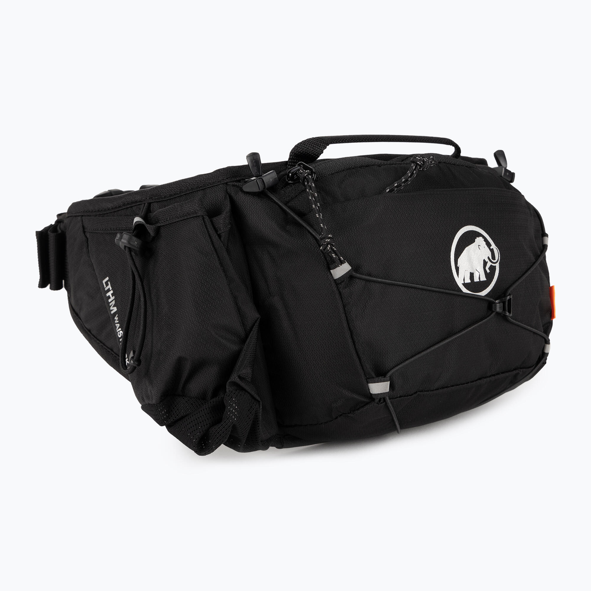 Riñonera MAMMUT Lithium Waistpack 3L negra reciclada con portabotellas 2/7