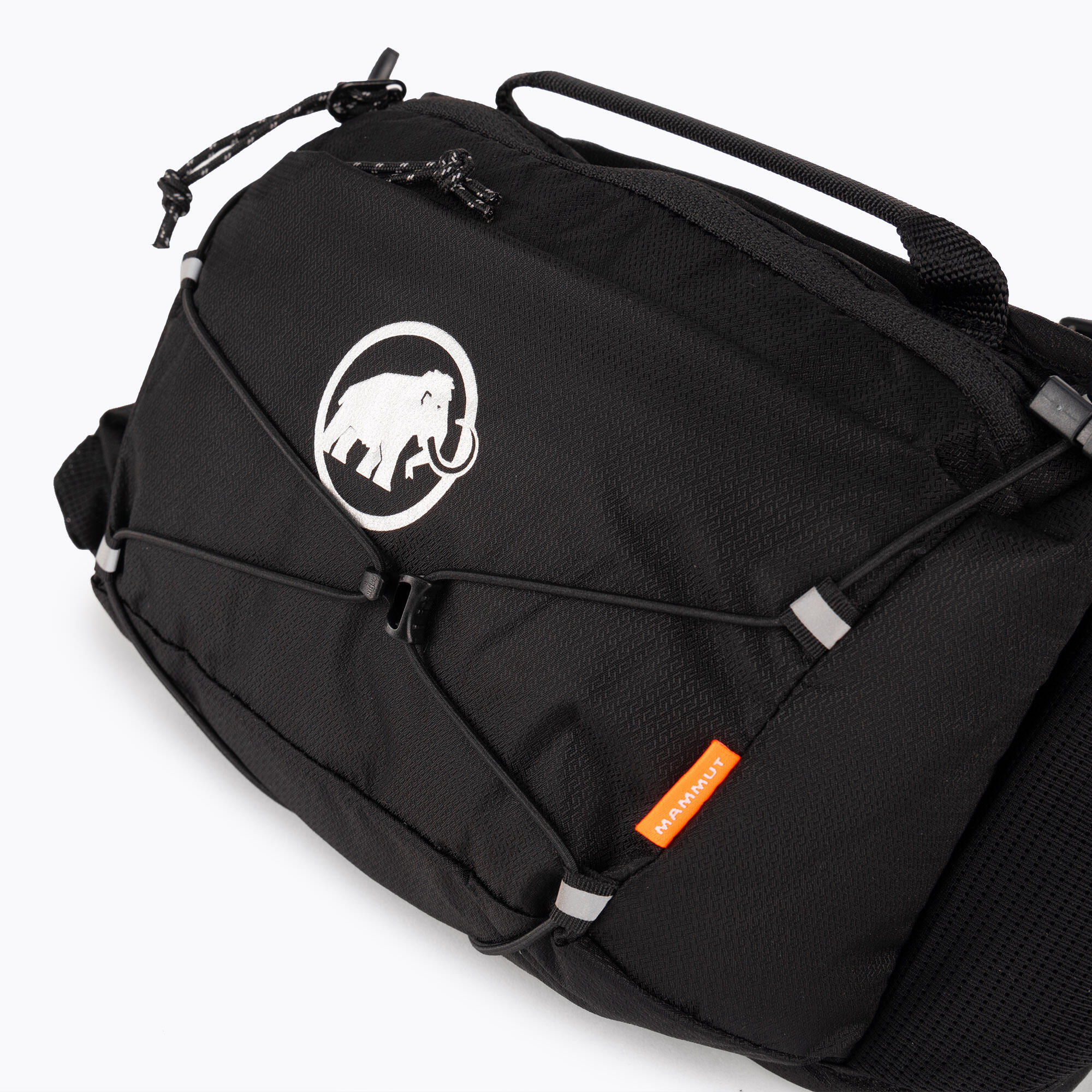 Riñonera MAMMUT Lithium Waistpack 3L negra reciclada con portabotellas 5/7