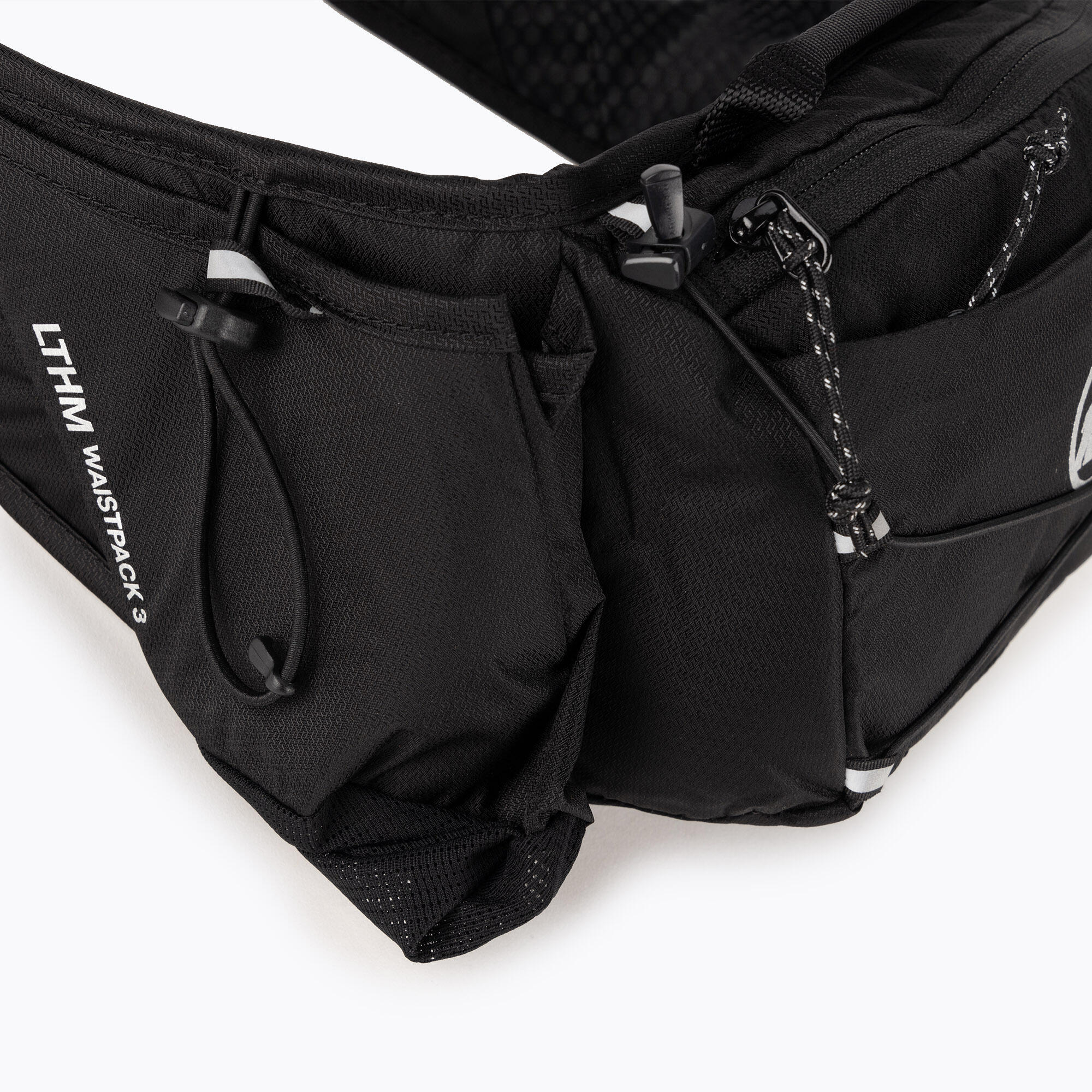Riñonera MAMMUT Lithium Waistpack 3L negra reciclada con portabotellas 4/7