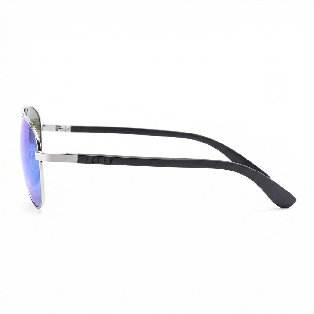 Lunettes de Soleil Feler 1705M-4 Polarisées en Bois Unisexe 56 mm 3/6