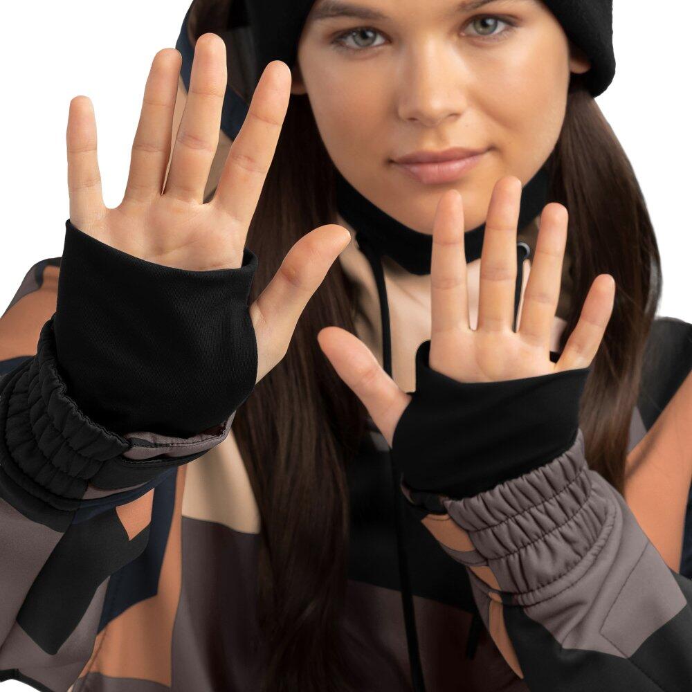 Damen Wintersport snowboardjacke für W1-W Sandboard Schwarz 4/7