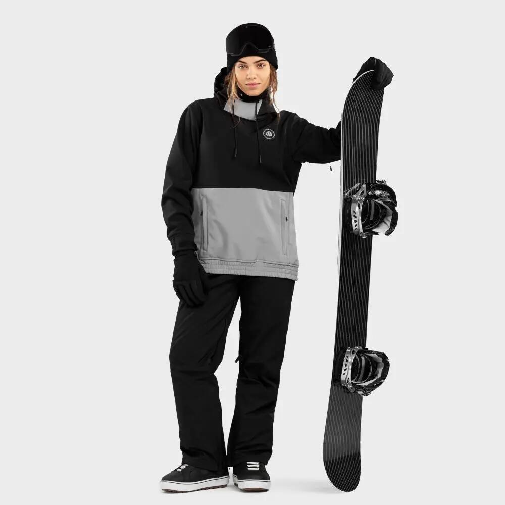 Casaco de snowboard para mulher Desportos de inverno W1-W Boardslide Preto 3/7