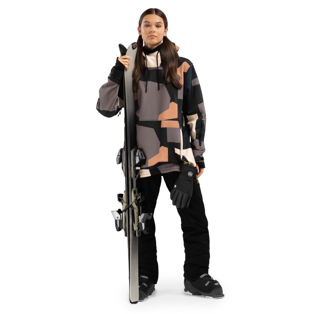 Damen Wintersport snowboardjacke für W1-W Sandboard Schwarz 3/7