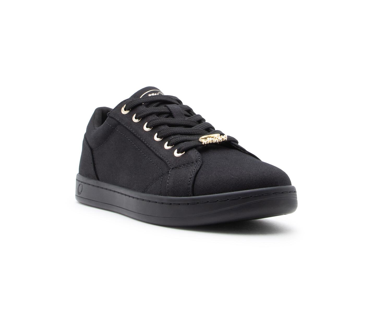 SMOVE Breeze Dance Sneaker in Schwarz mit schwarzer Sohle für Frauen 2/7