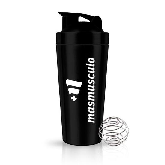 Metall-Shaker mit Kugel – 600 ml [Masmusculo] – Masmusculo