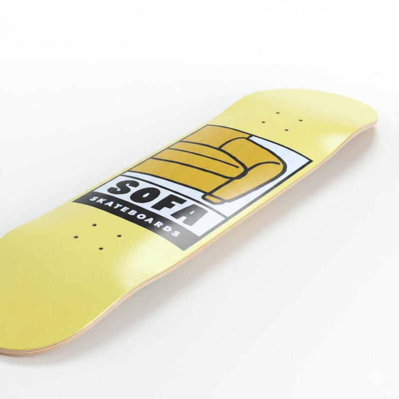 Deck Misc-1 8.0 - Galben - Sofa Skateboards