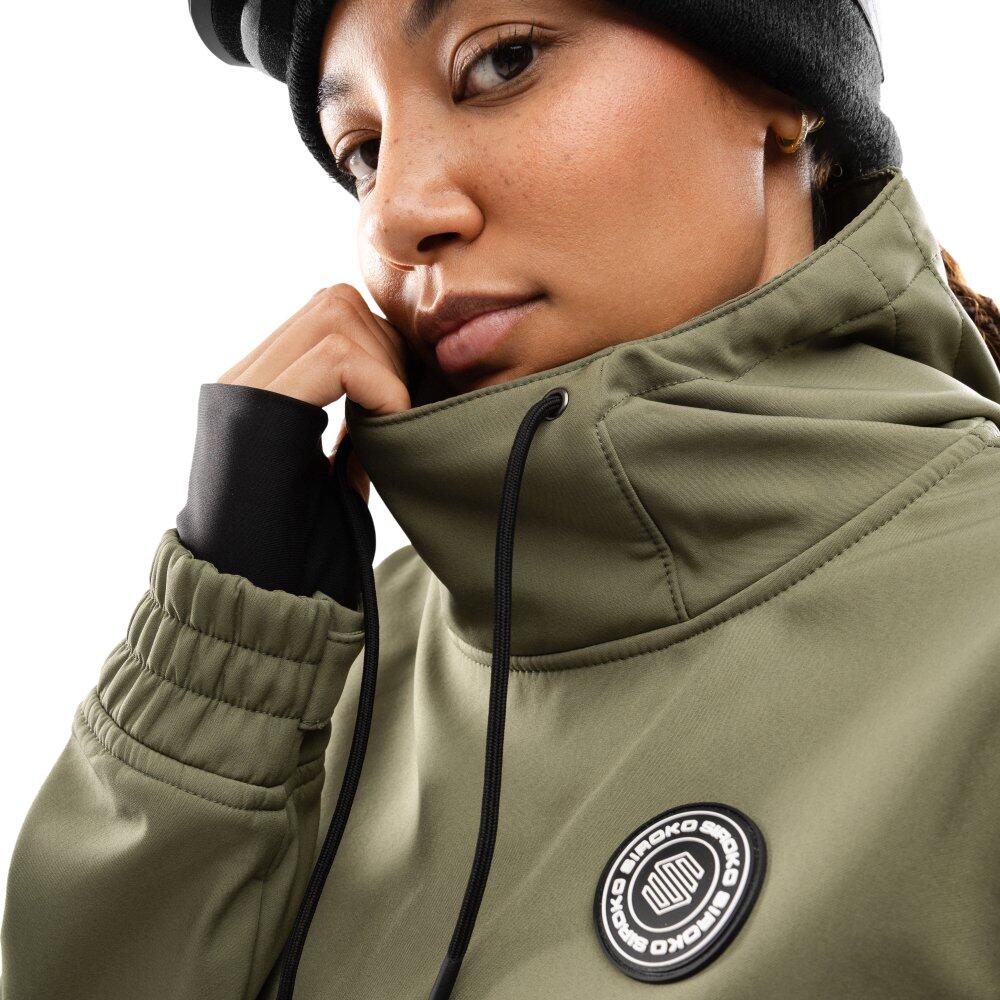 Damen Wintersport snowboardjacke für W1-W Kilimanjaro Armeegrün 5/8