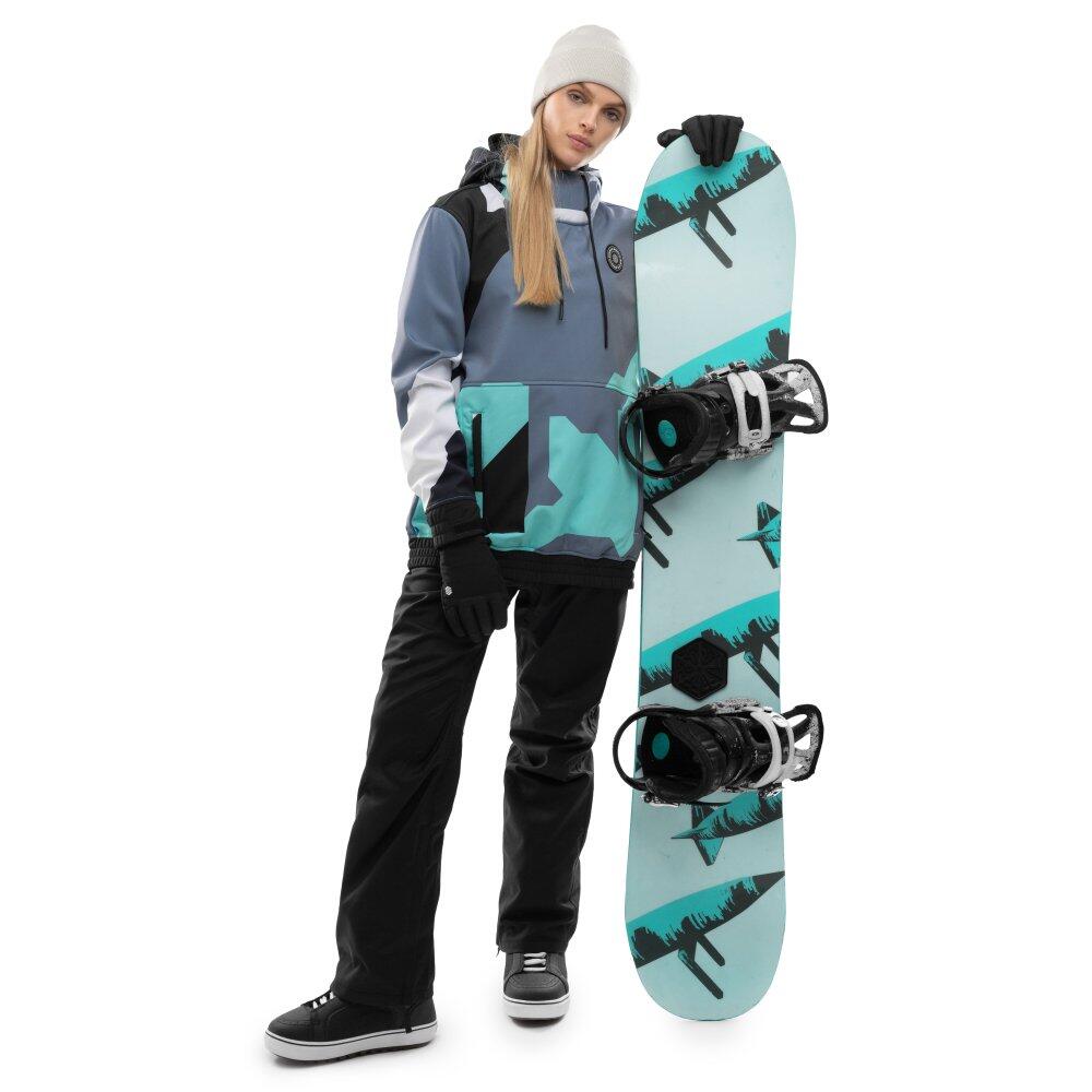 Damen Wintersport snowboardjacke für W1-W Ushuaia Türkis 3/8