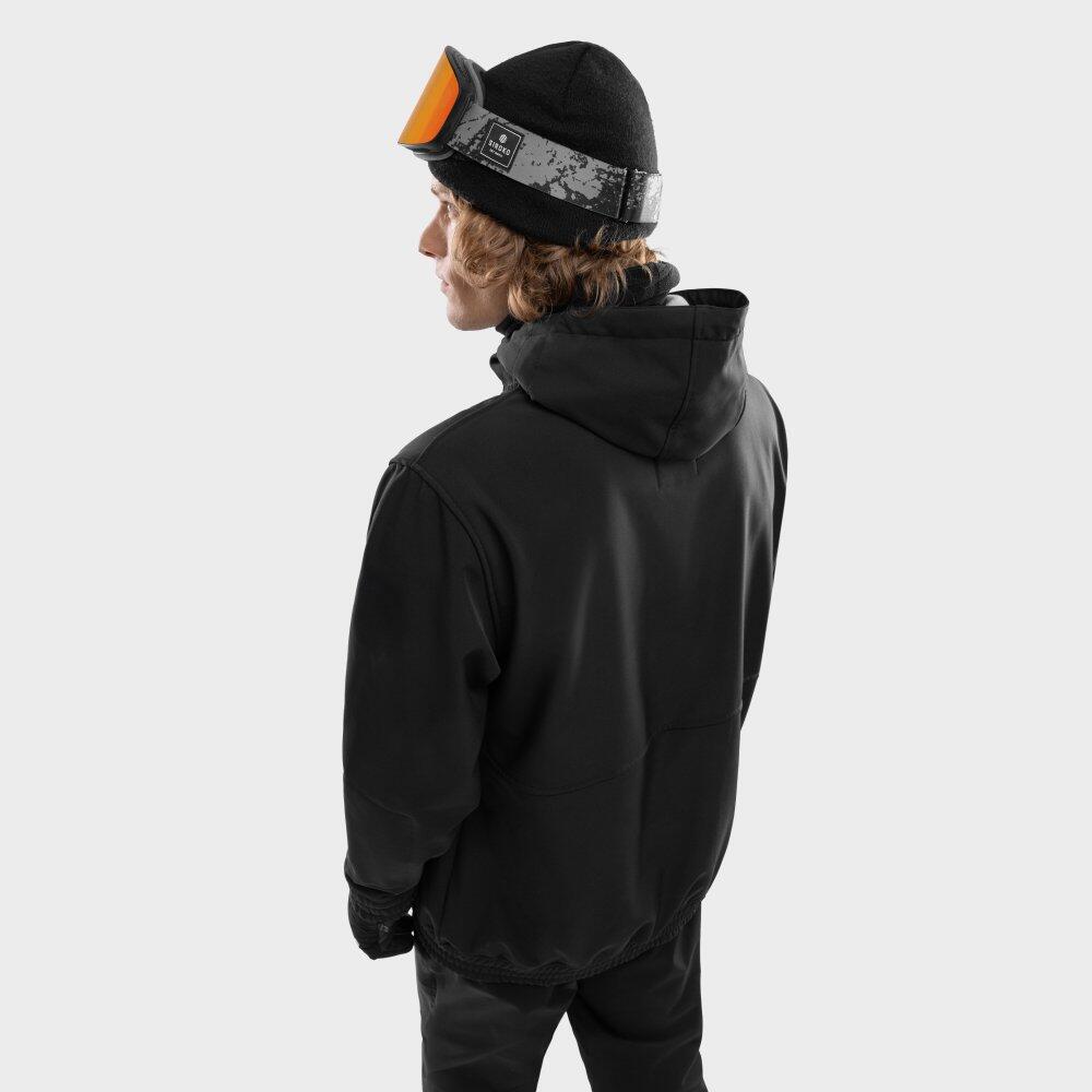 Veste snowboard homme Sports d'hiver W1 Skywalk Noir 6/8