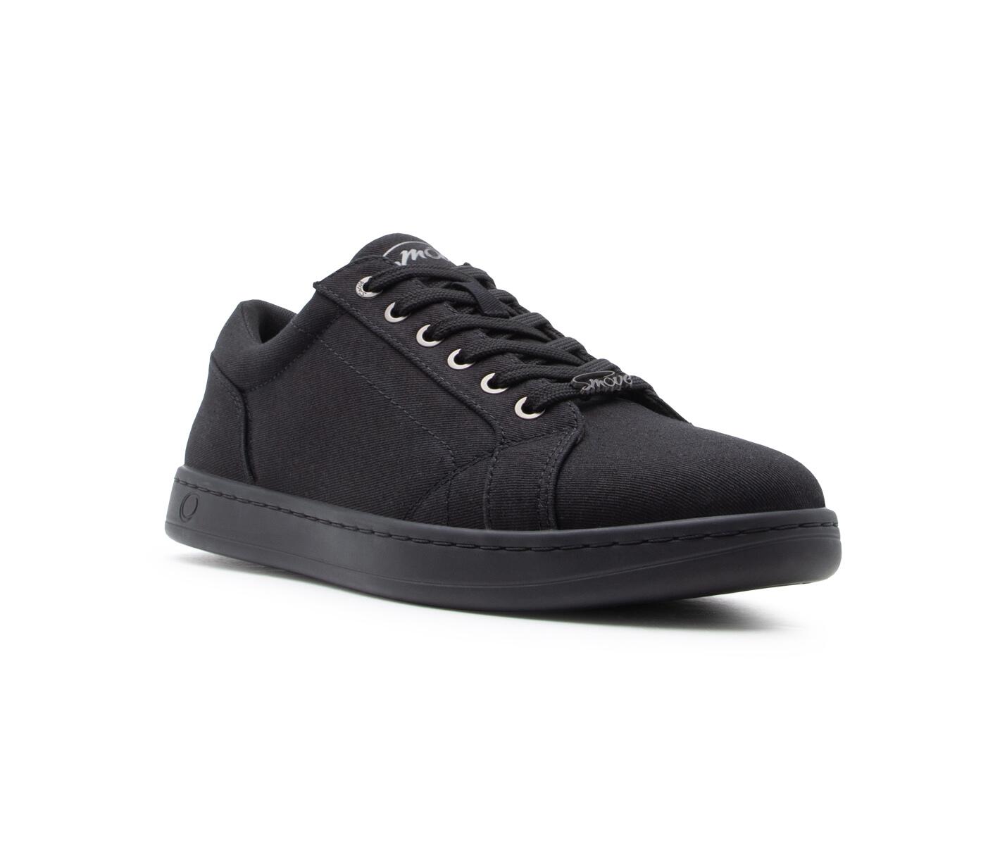 SMOVE Breeze Dance Sneaker in Schwarz mit schwarzer Sohle für Männer 2/7