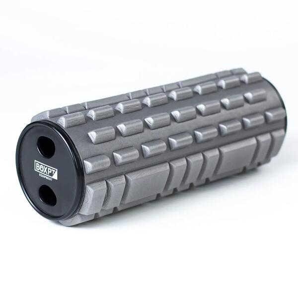 BOXPT EQUIPMENT Rejilla de la superficie del rodillo de liberación miofascial 45 cm - Gris