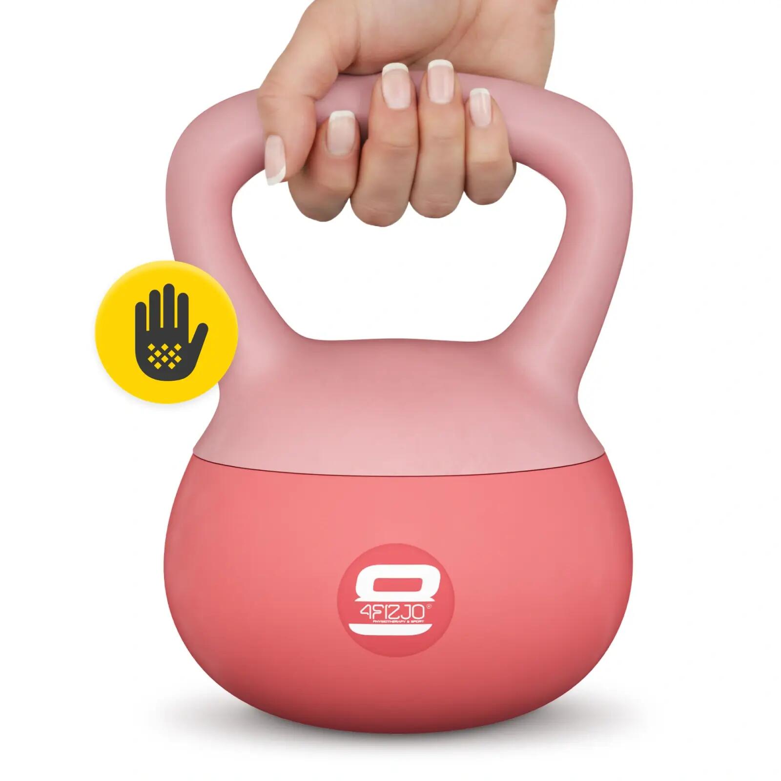 Kettlebell soft miękki odważnik do ćwiczeń 4FIZJO 5/7