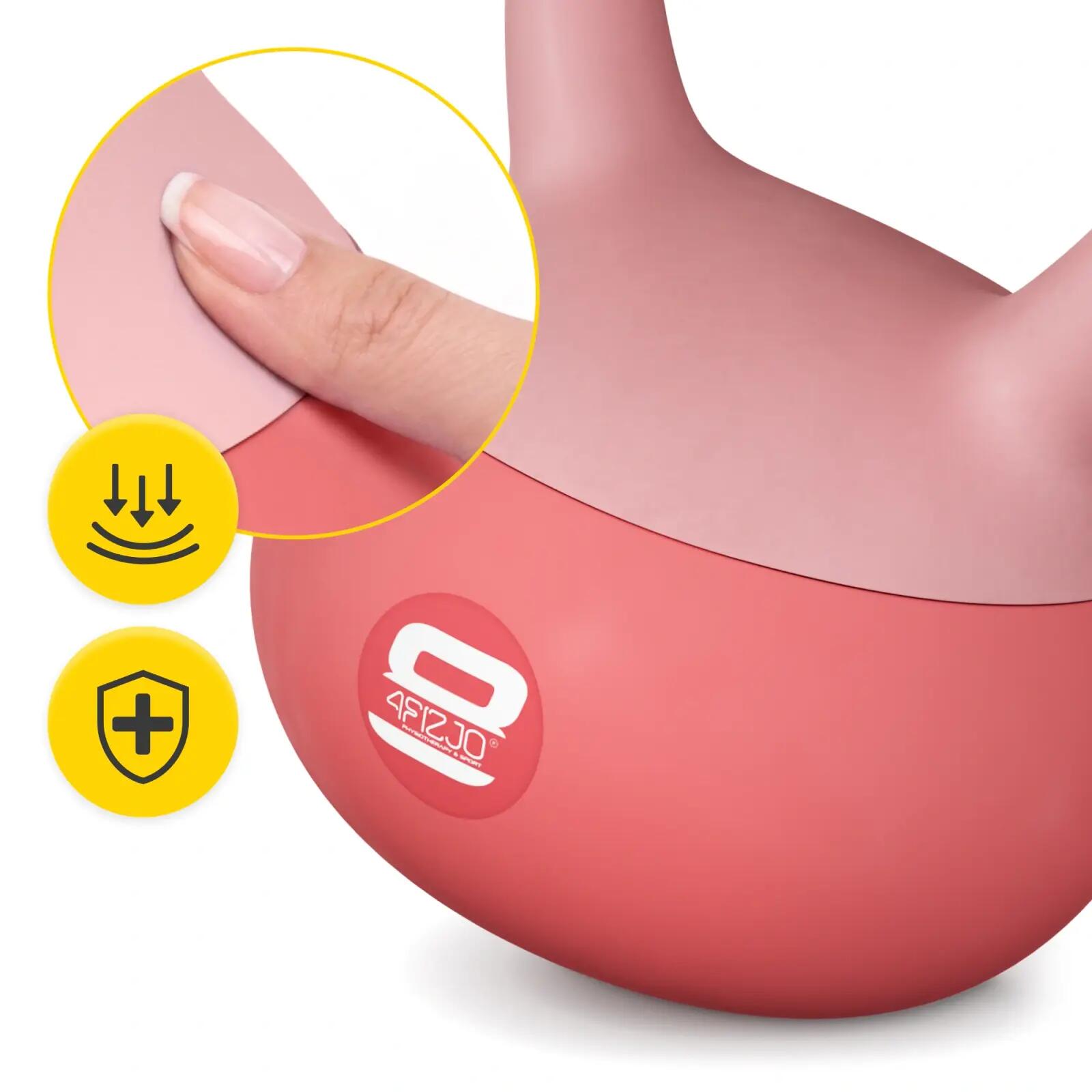 Kettlebell soft miękki odważnik do ćwiczeń 4FIZJO 6/7