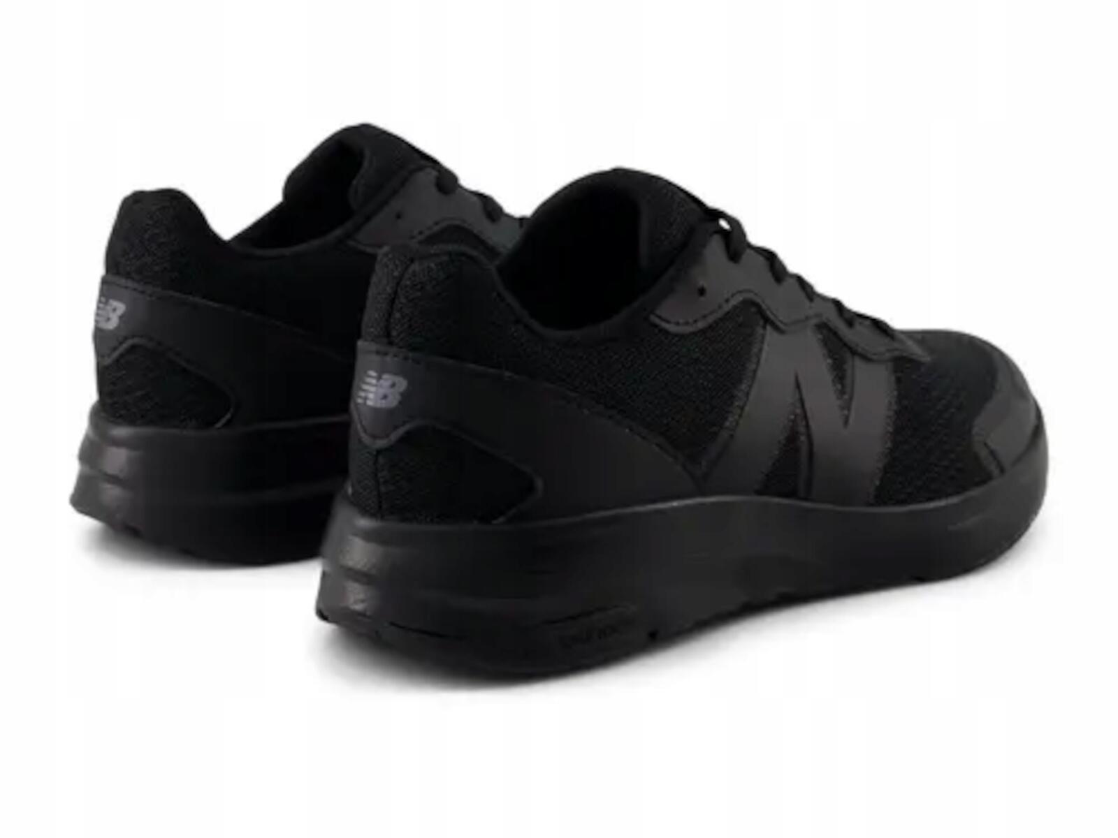 Buty Juniorki New Balance Sportowe Dziecięce Czarne Lekkie 7/7