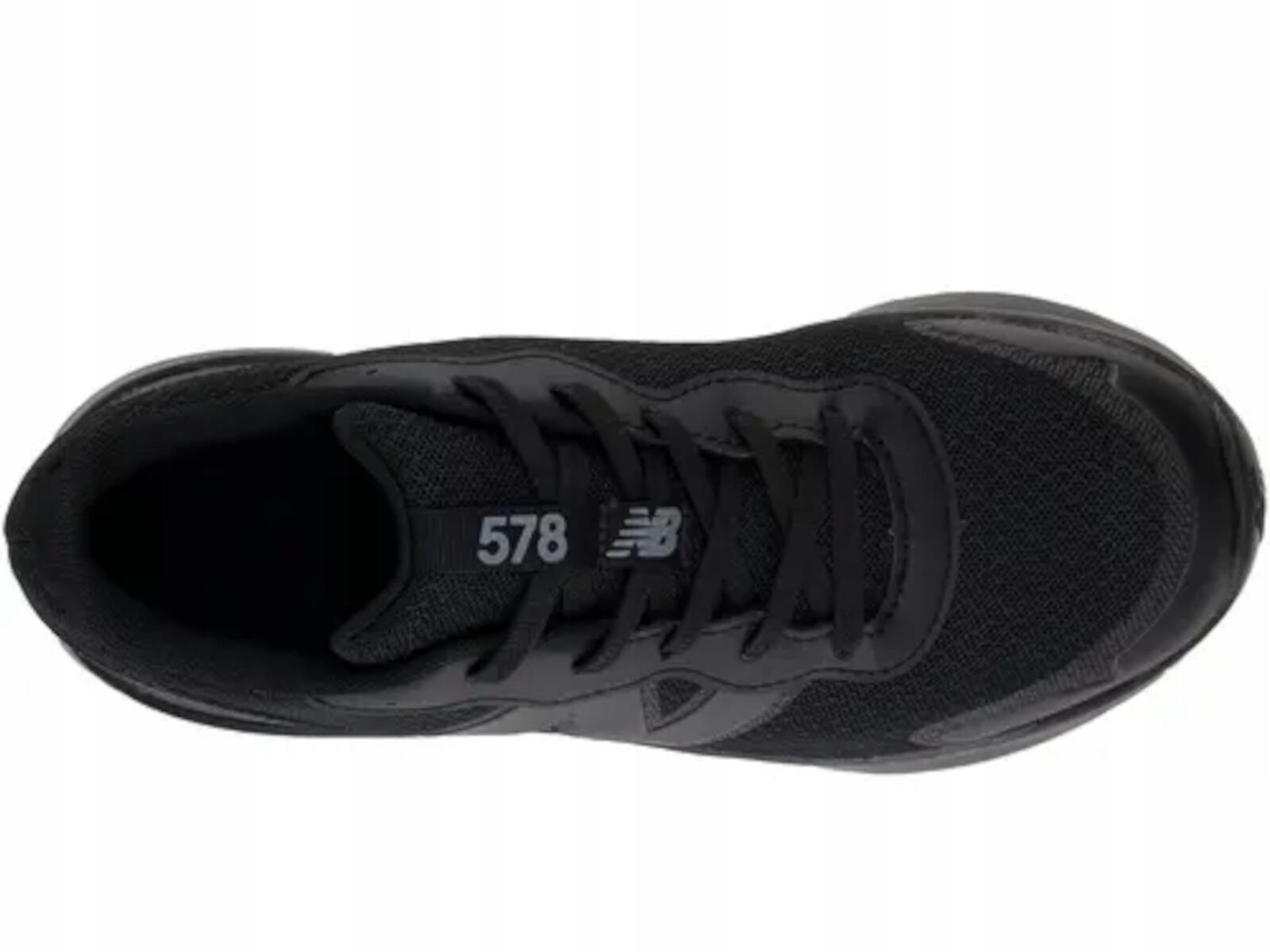 Buty Juniorki New Balance Sportowe Dziecięce Czarne Lekkie 6/7