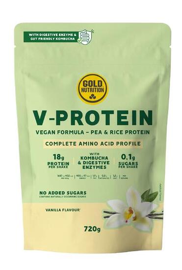 PROTEÍNA VEGETARIANA V-PROTEIN VAINILLA - 720 G