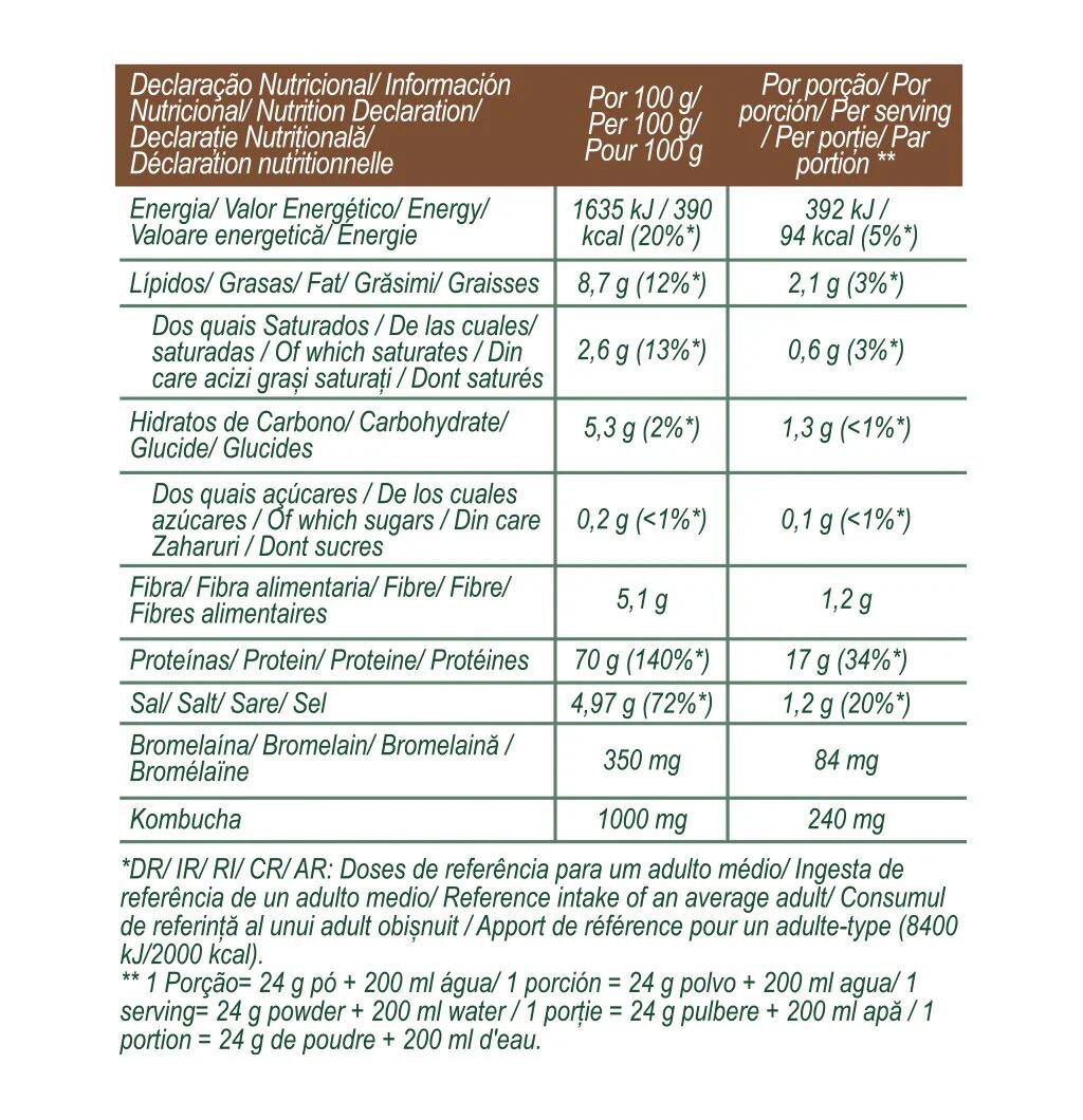 PROTEÍNA VEGANA - V-PROTEIN CHOCOLATE - 720 G 2/2