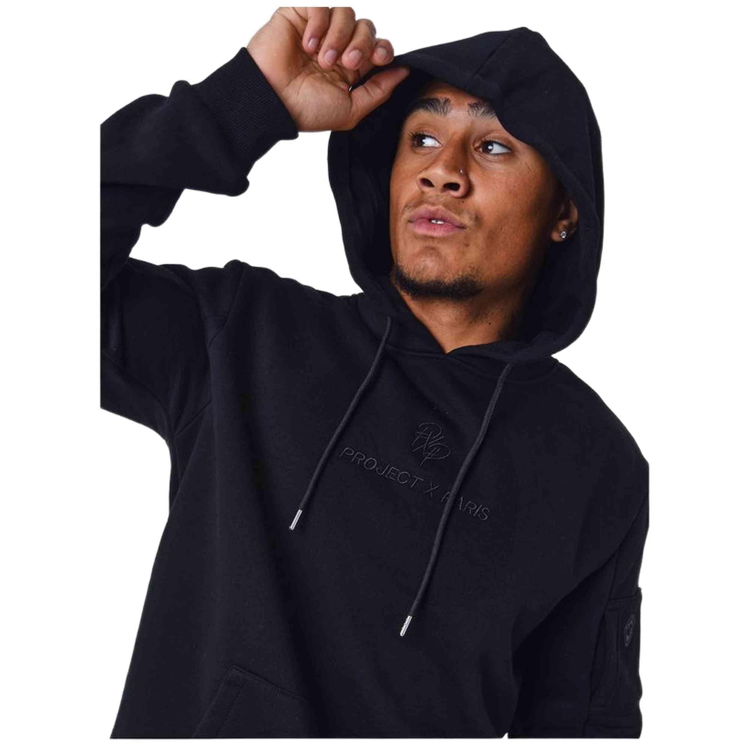 Sudaderas jerseys polares para Hombre Project x paris Hoodie  Negro 3/3