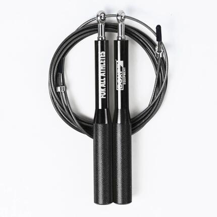 Hero" aluminium springtouw - zwart