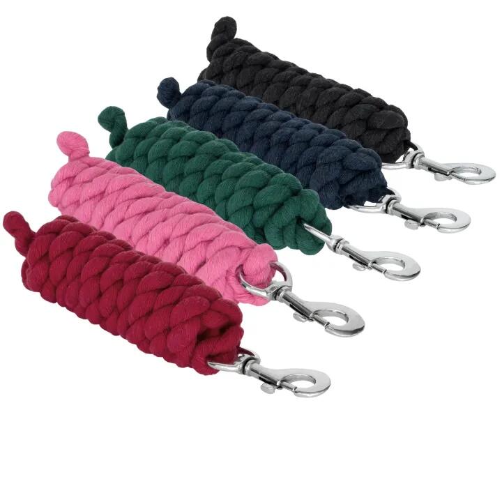 START CottonWave 2m paardenhaltertouw met klassieke karabijnhaak SNAP 4/4