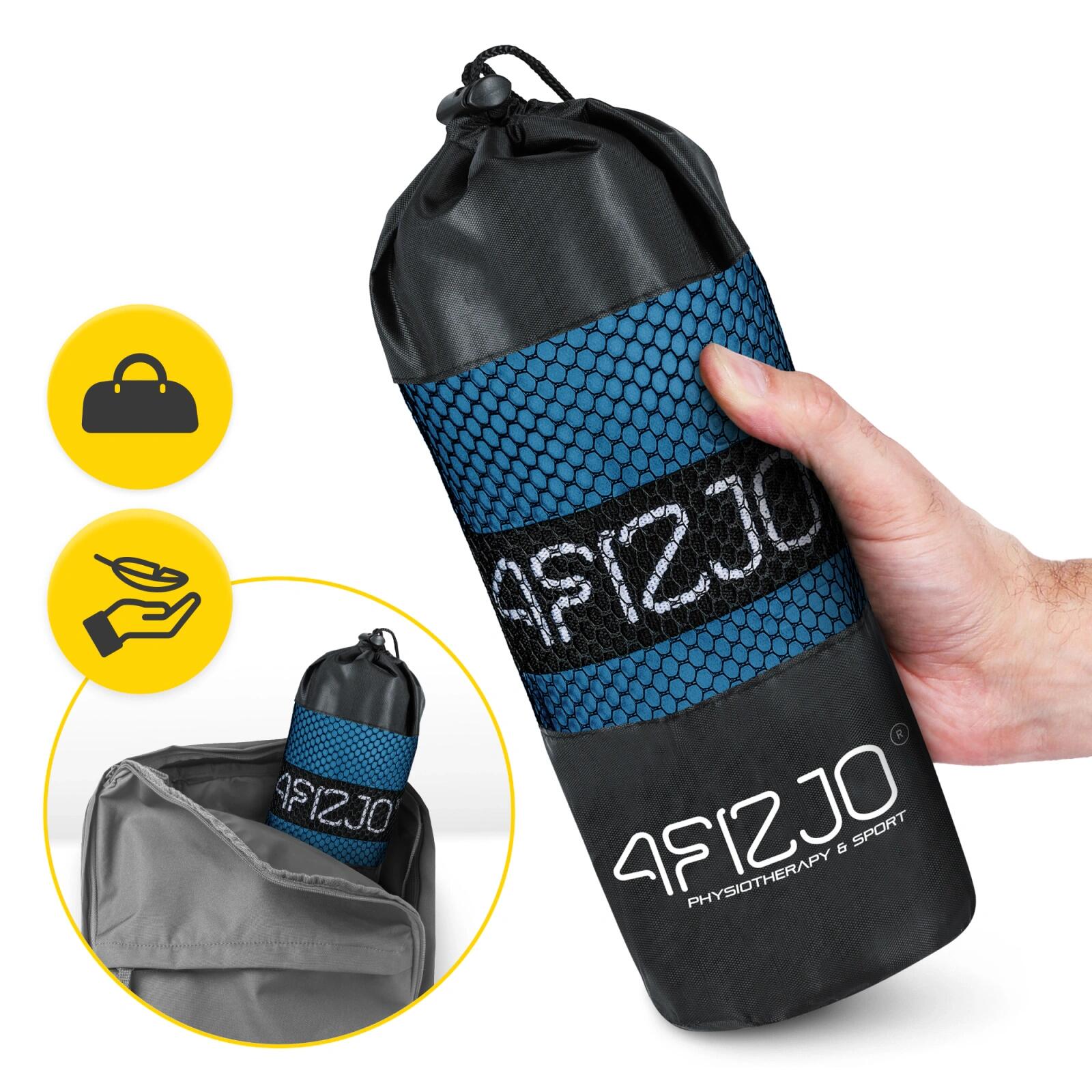 Microvezel handdoek sport fitness zwemmen strand sneldrogend 130x75 4FIZJO 6/7