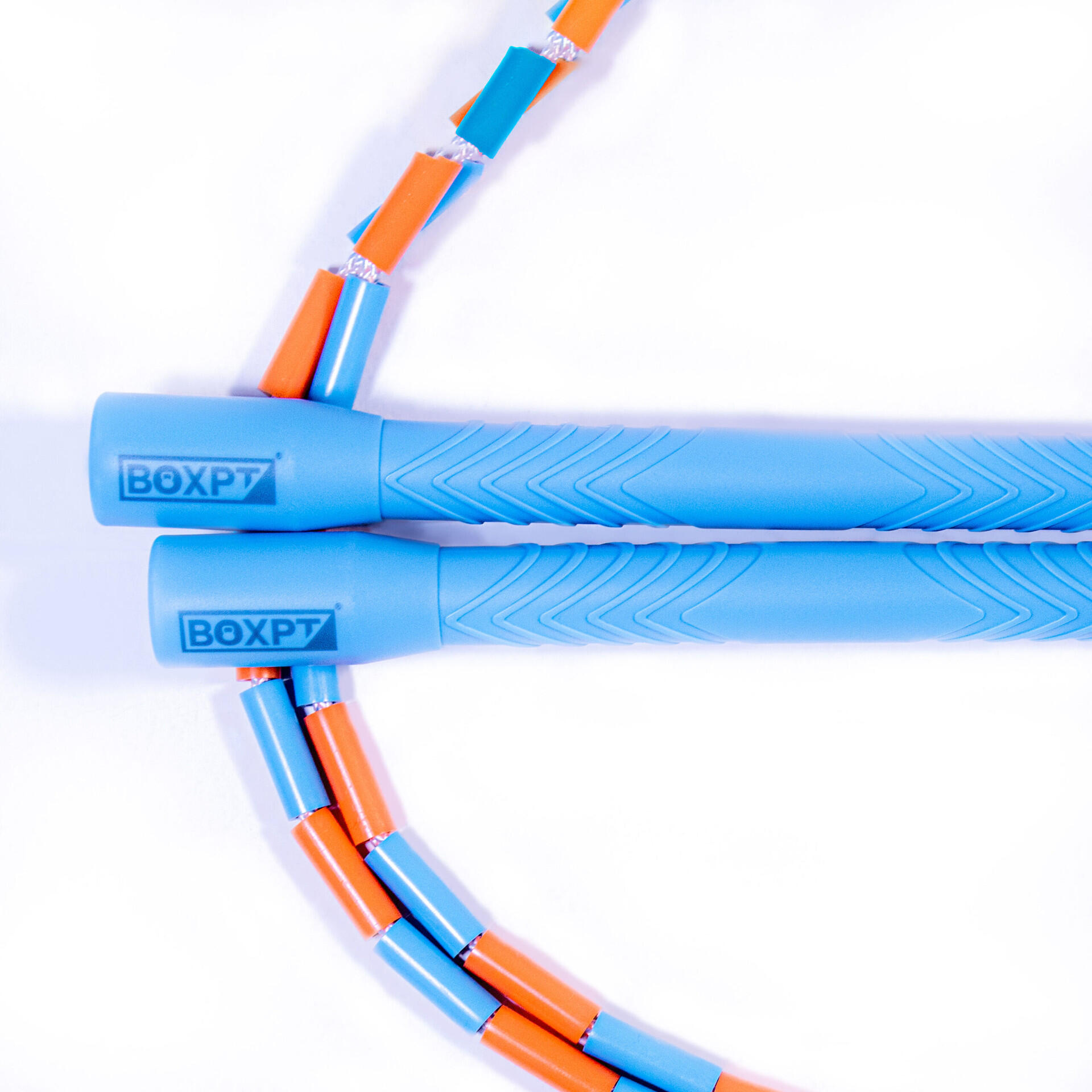 Corde à Sauter Freestyle - Bleu et Orange 2/4