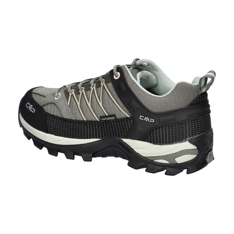 Pantofi trekking pentru femei cu talpă joasă și membrană impermeabilă Rigel