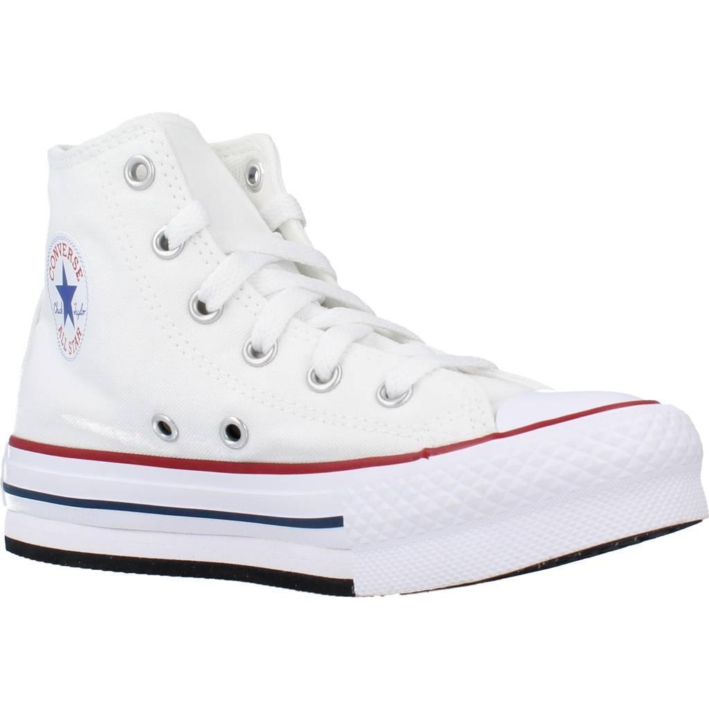 Baskets Converse Modèle Ctas Eva Lift Hi Couleur Blanc 5/5