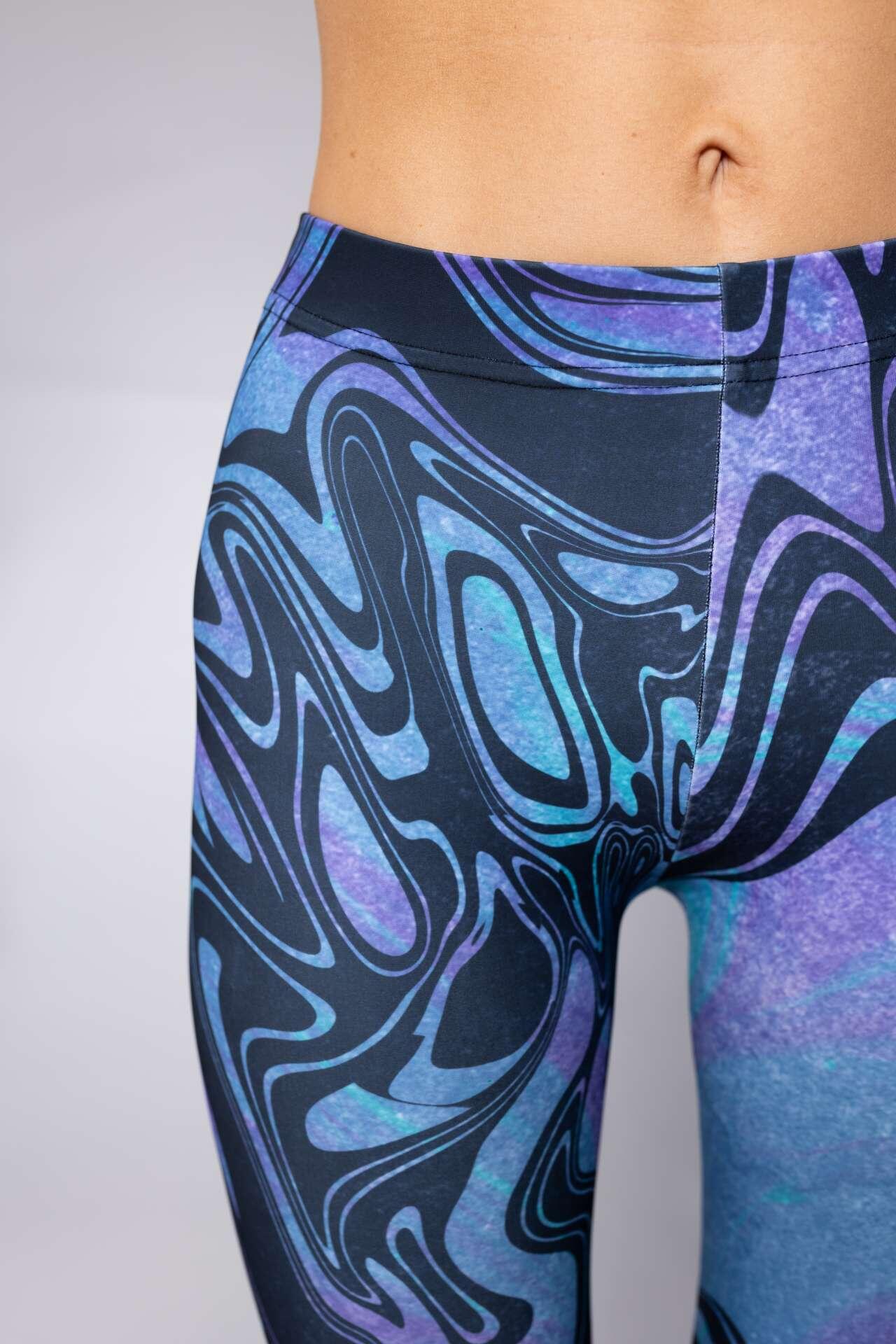 Legginsy sportowe damskie DEEP TRIP Wave 6/7