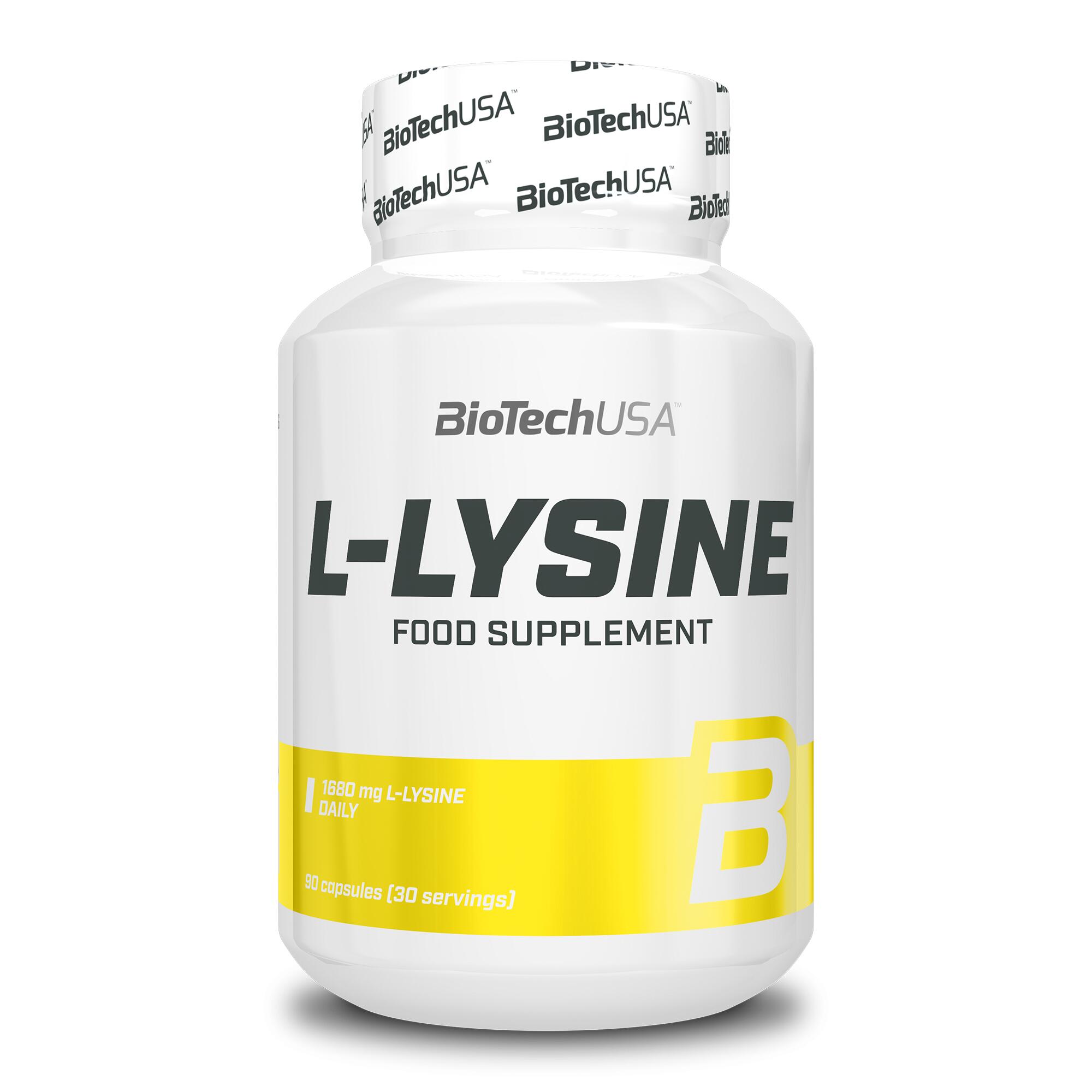 L-lysine - 90 cápsulas de Biotech USA 2/5