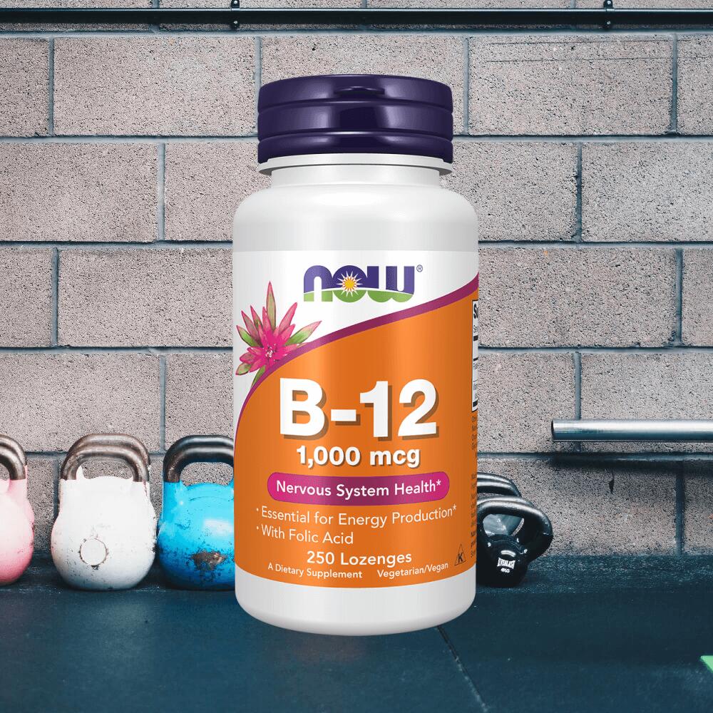 Now Foods B-12 1000mcg (250 lozenges) Unflavoured 2/3