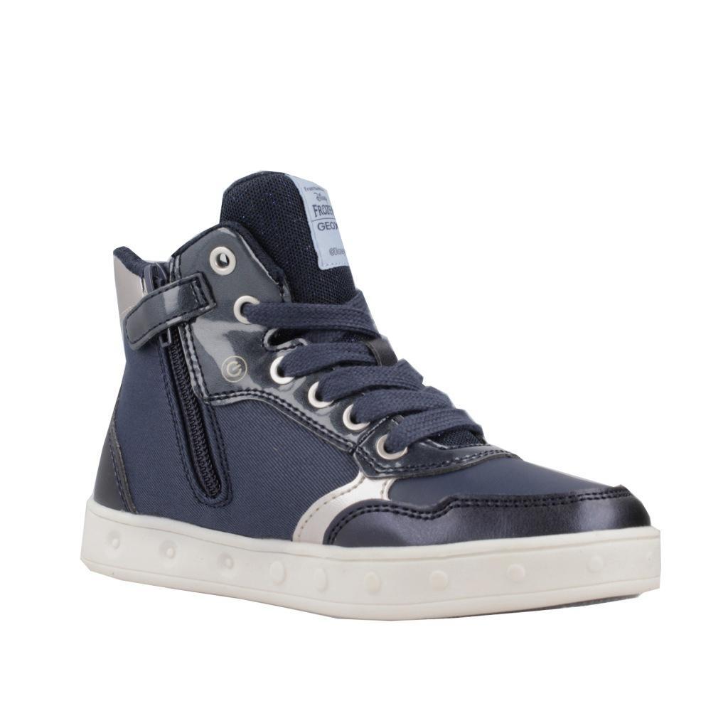 Ténis Geox Modelo J Skylin Girl Cor Azul 5/5