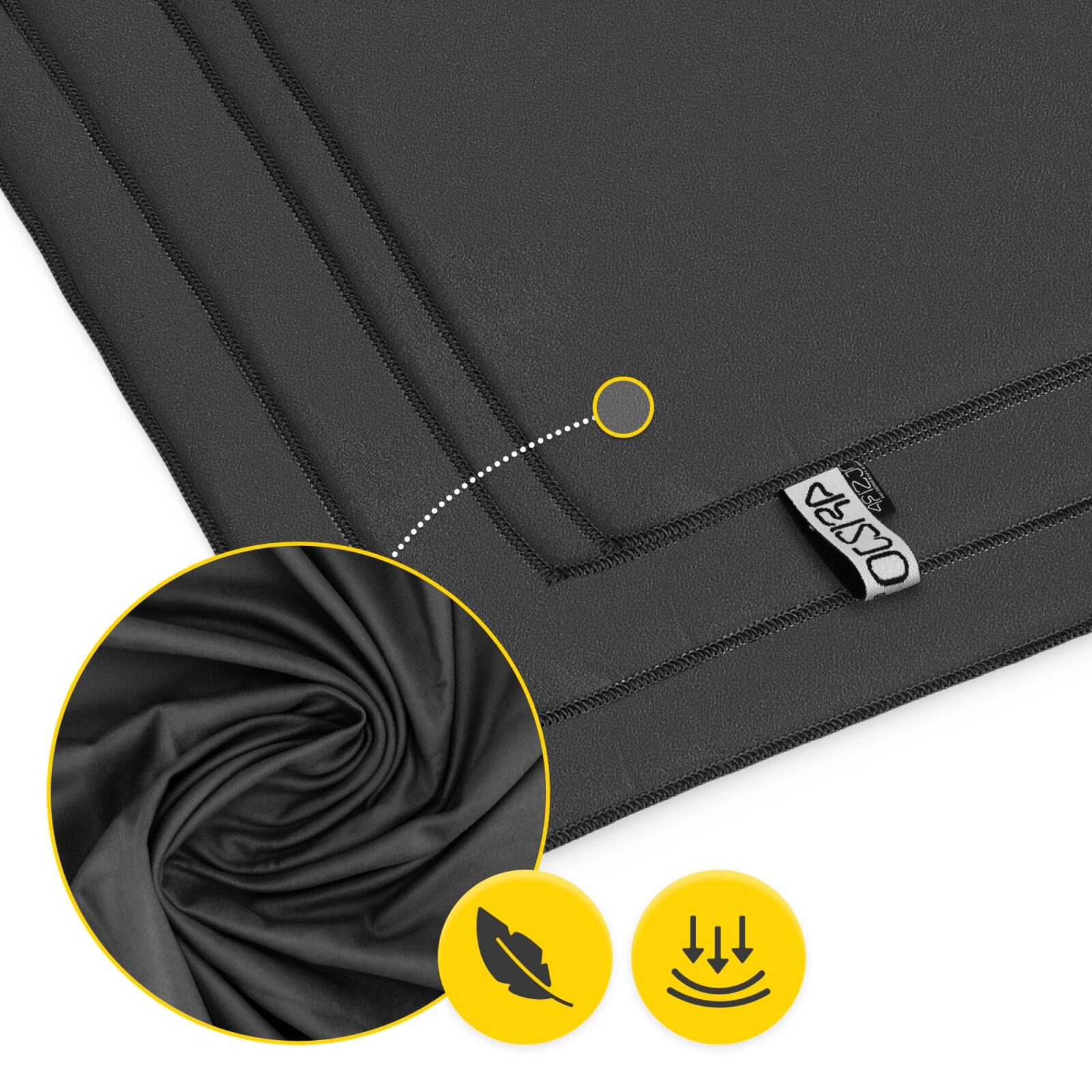 Microvezel handdoek sport fitness zwemmen strand sneldrogend 130x75 4FIZJO 7/7