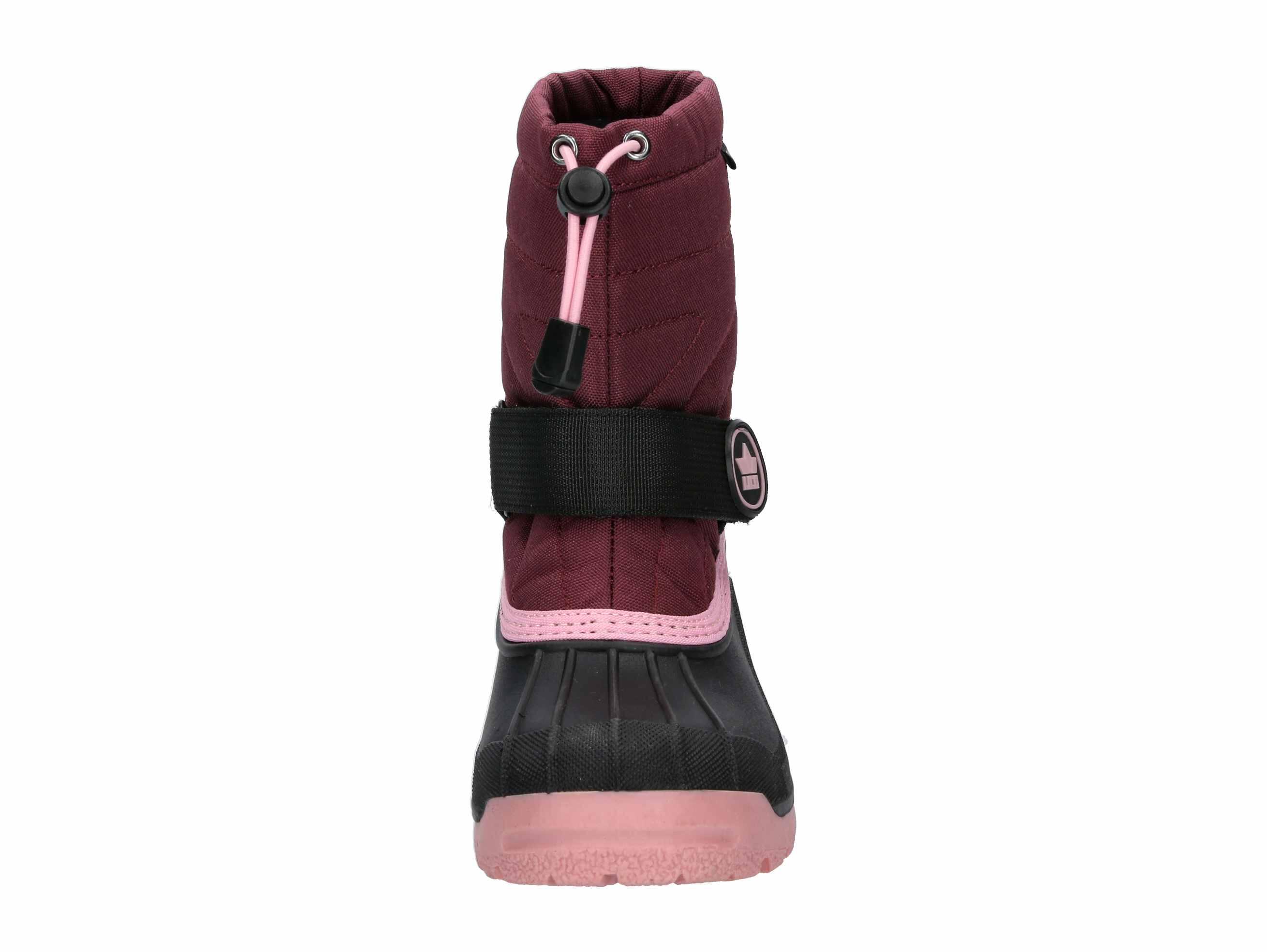 LICO Turku bottes d'hiver imperméables pour filles, bordeaux 3/6