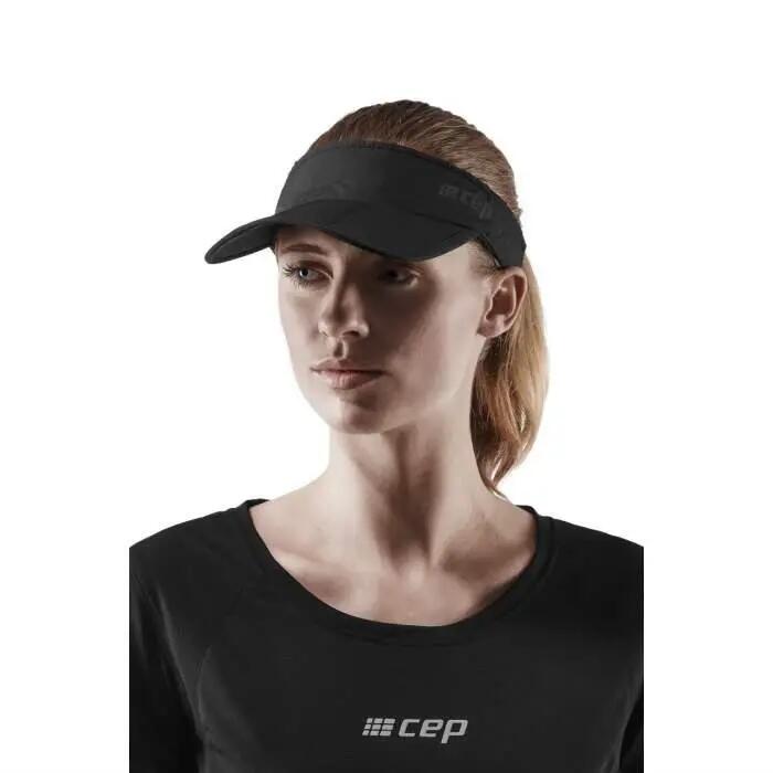 Sportowy daszek do biegania CEP unisex czarny 4/5