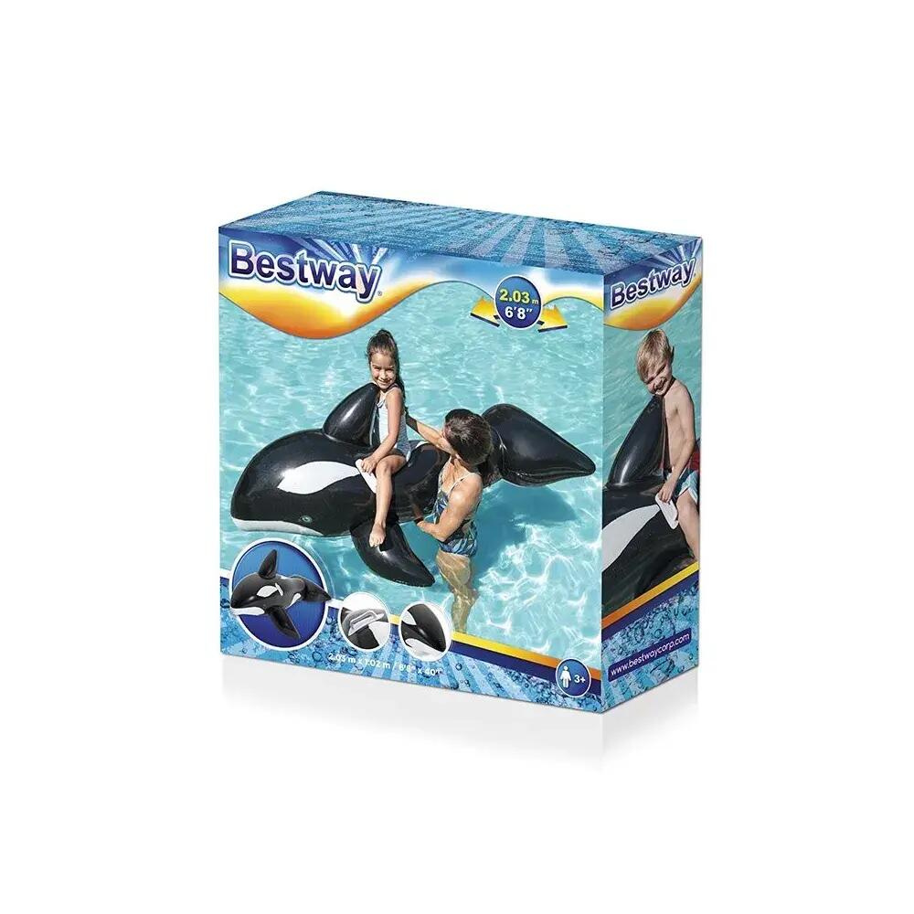 Ballena hinchable gigante 203x102 cm para niños 2/7