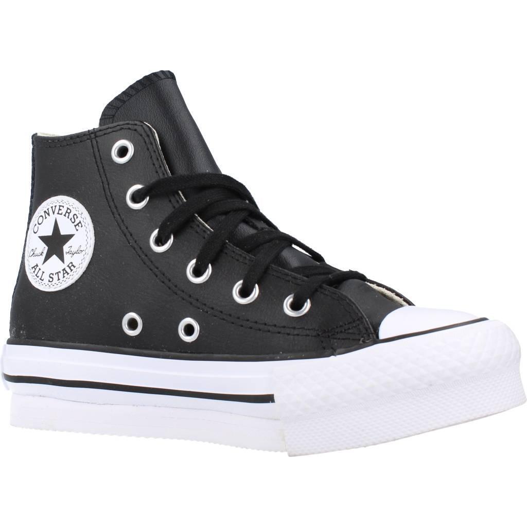 Baskets Converse Modèle Chuck Taylor All Star Lift Platform Couleur Noir 5/5