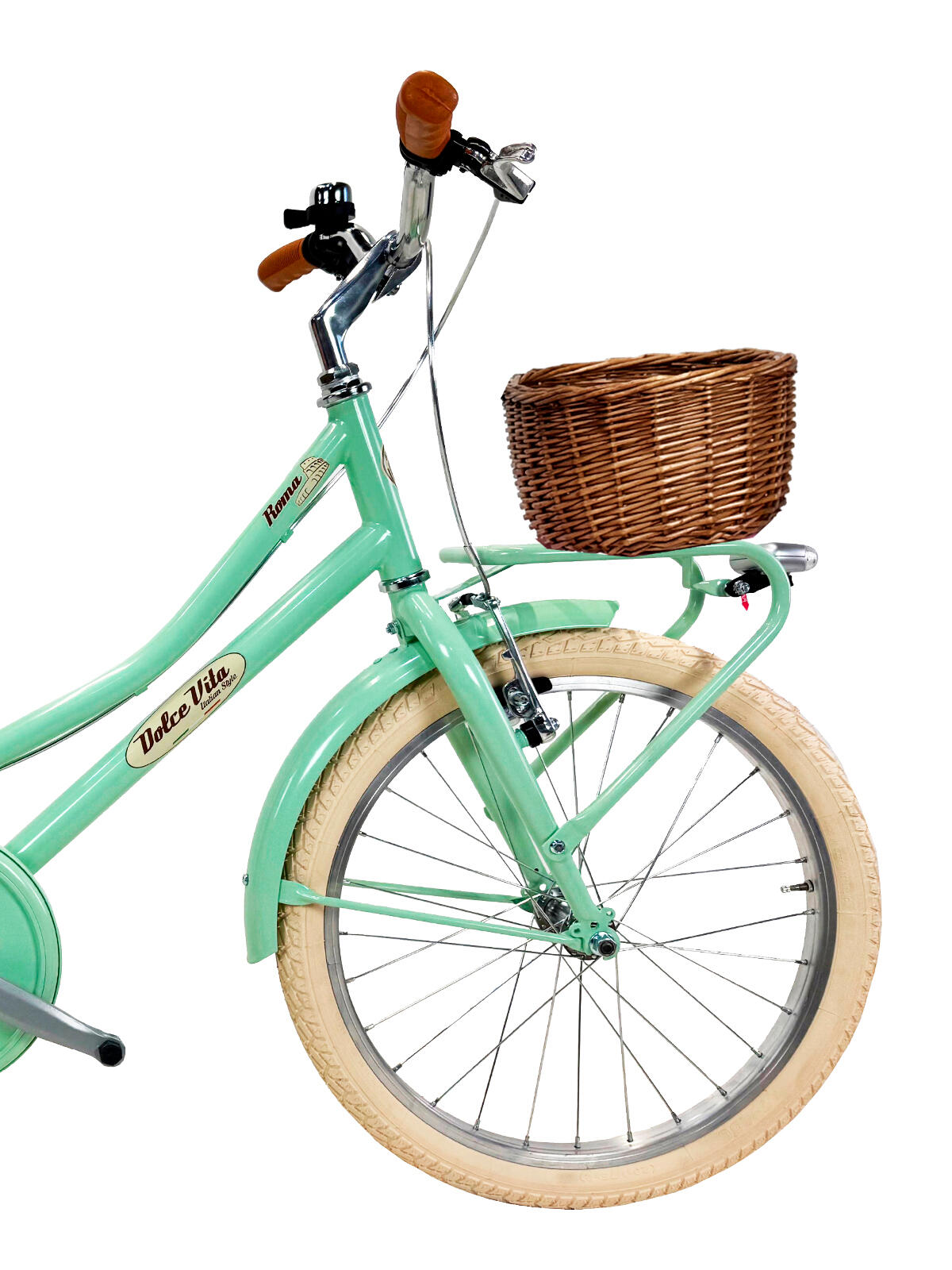 Mädchenfahrrad Dolce Vita by Canellini ROMA 20" 1V - Hellgrün 3/3
