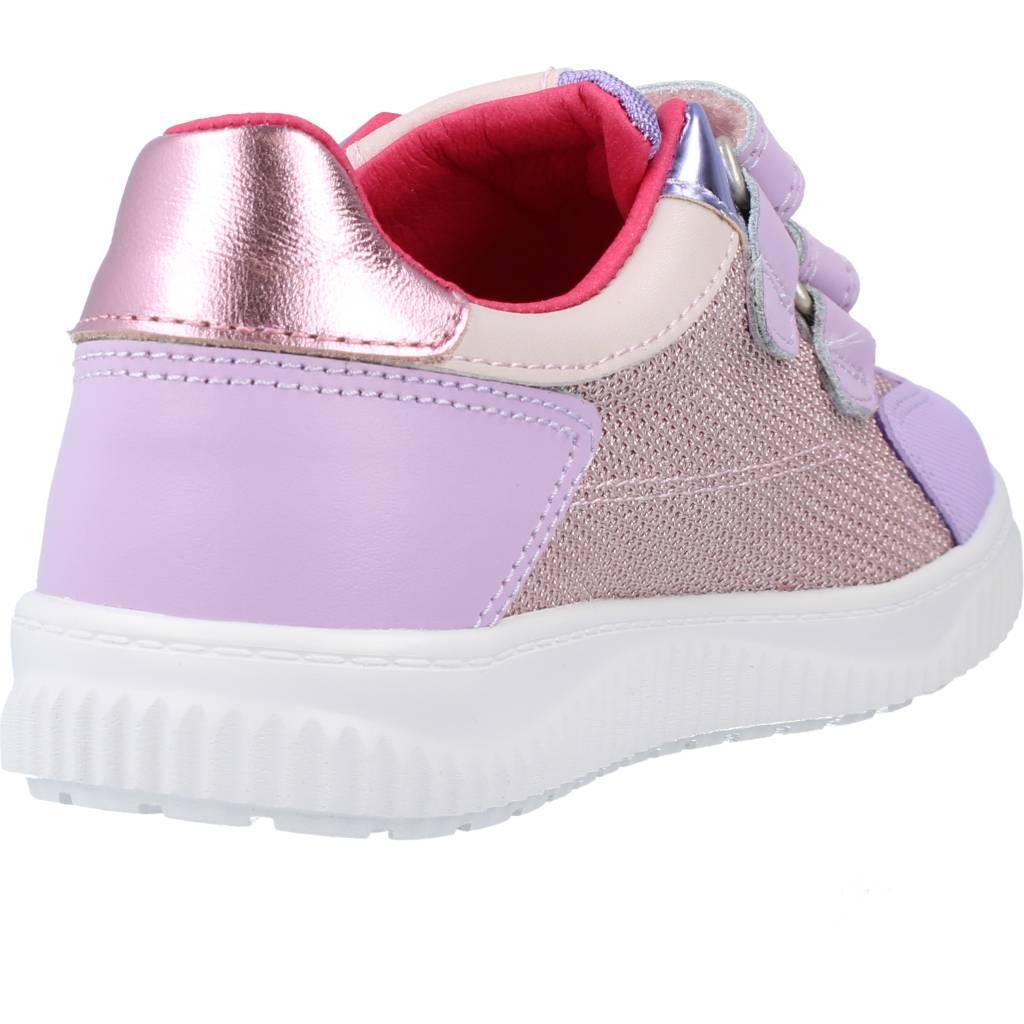 Calçado desportivo de Couro de Menina em Rosa 3/6