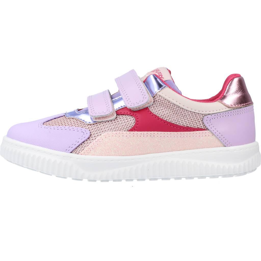 Calçado desportivo de Couro de Menina em Rosa 2/6