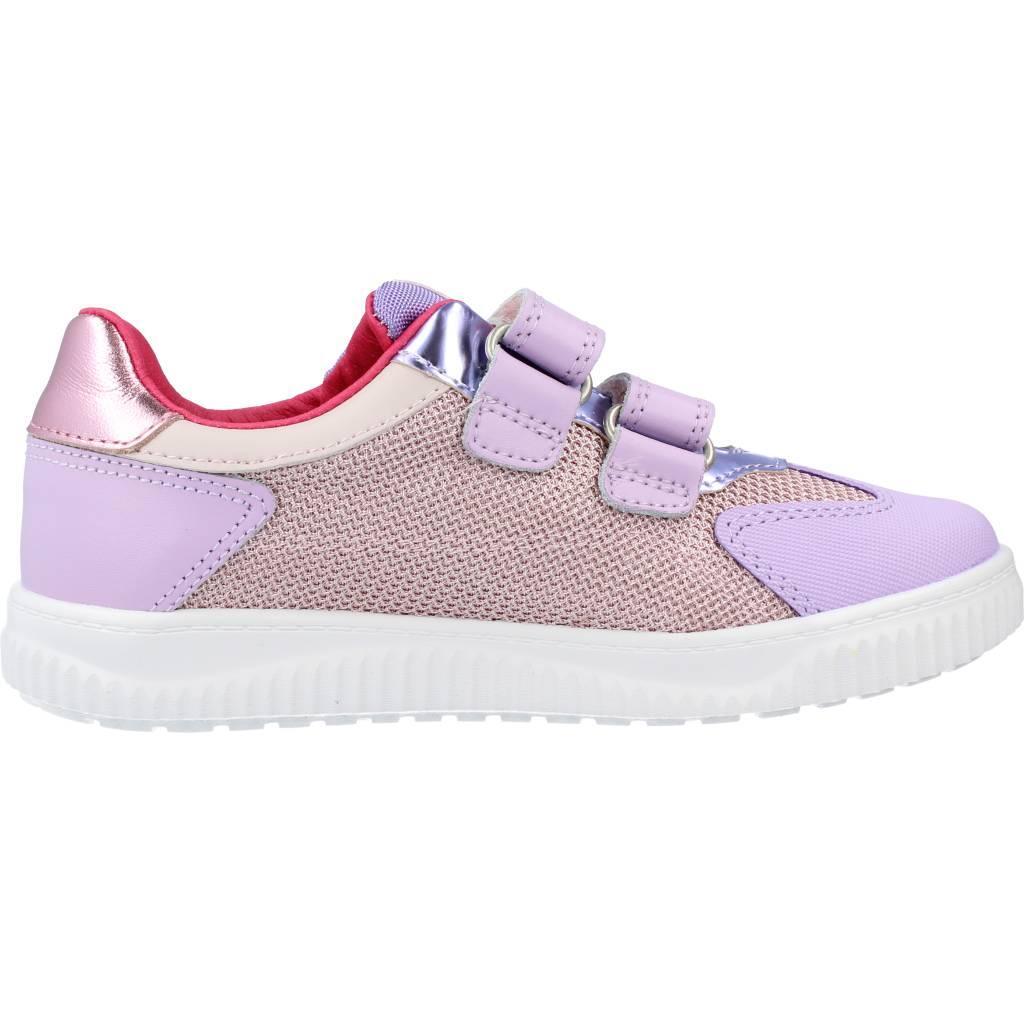 Calçado desportivo de Couro de Menina em Rosa 4/6