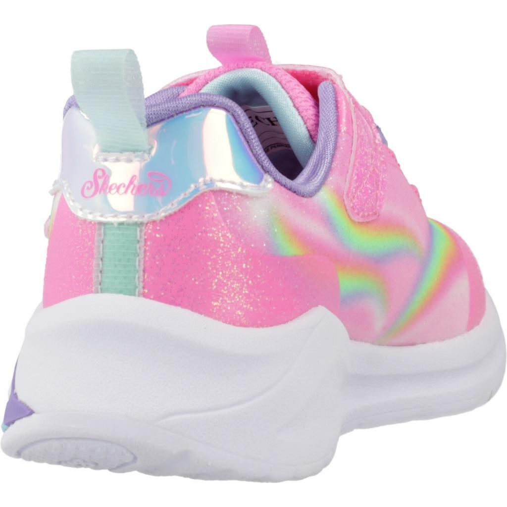Baskets Skechers Unicorn Chaser, Rose, Enfants 3/5
